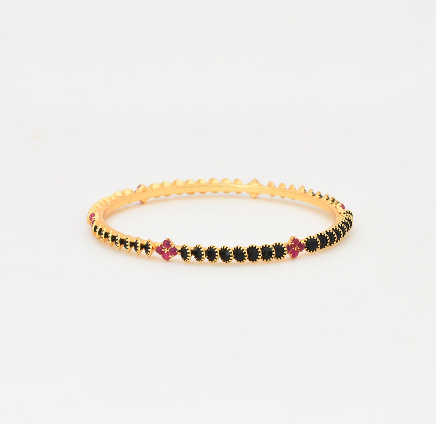 Magenta Black Jullisa Two Bangles - W02716