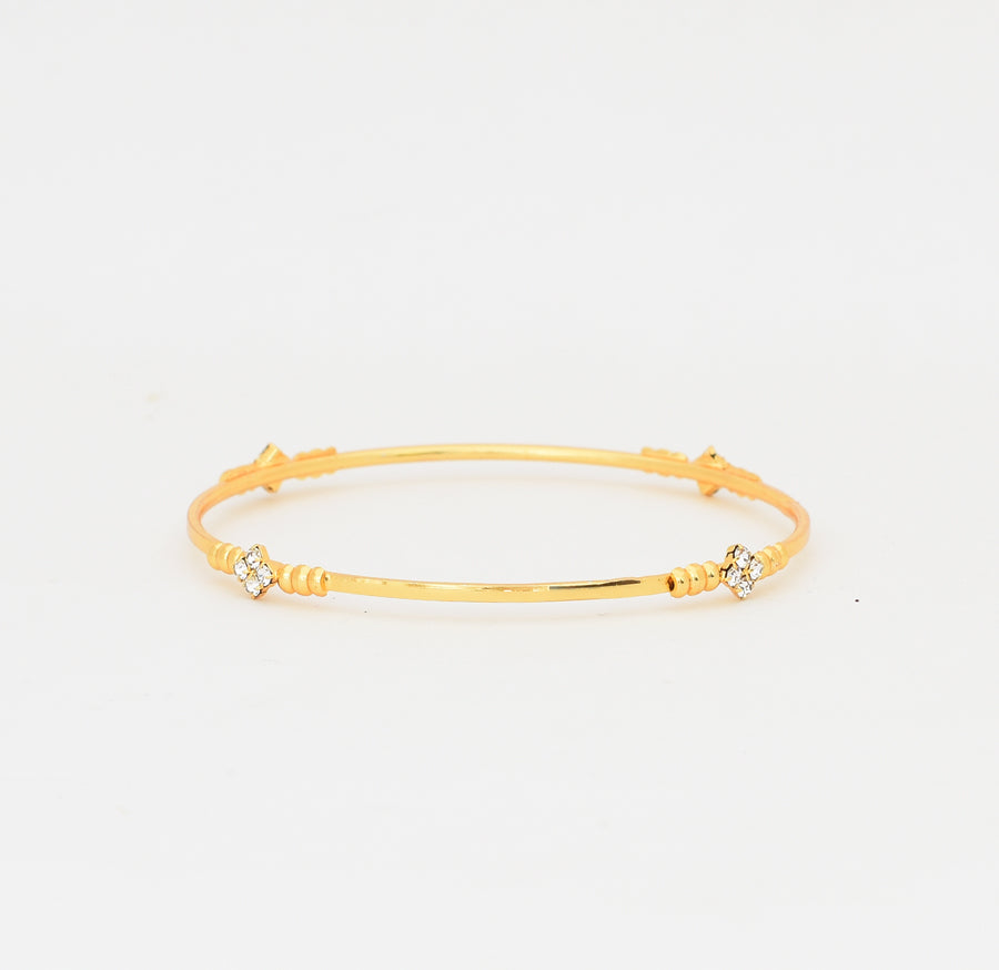 White Zhane Two Bangles - W02709