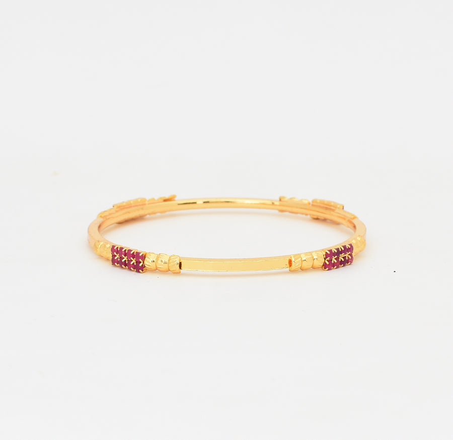 Magenta Corniche Two Bangles - W02710