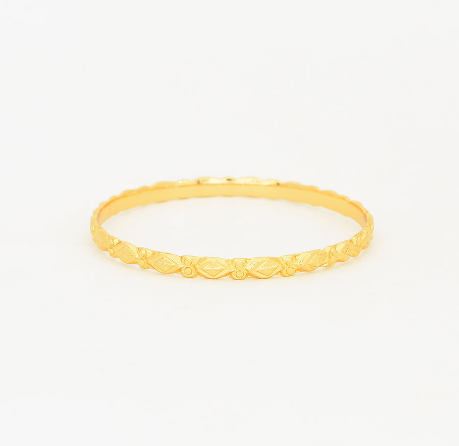 French Braid Two Bangles - W02736