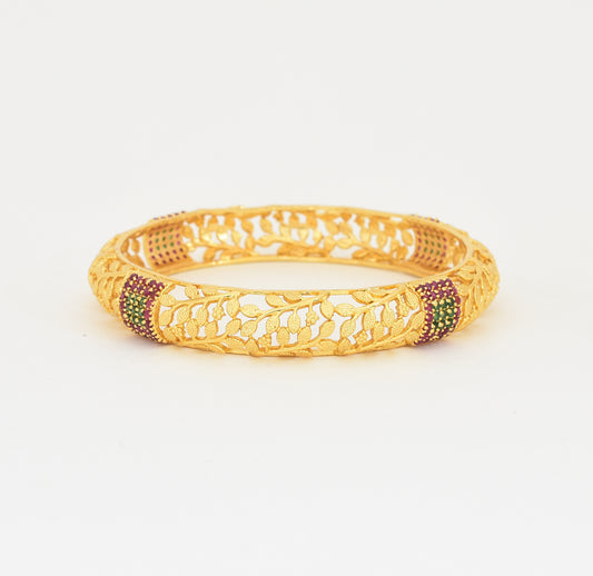 Magenta Green Sylvan Two Bangles - X021106