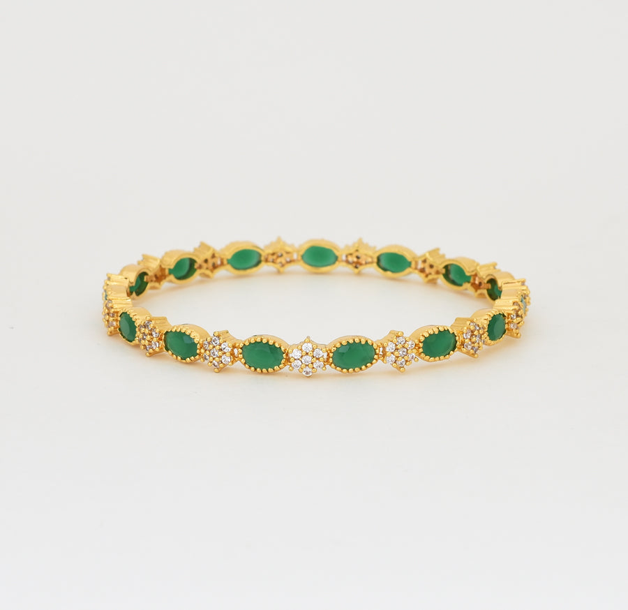 White Green Jessica Two Bangles - X061210