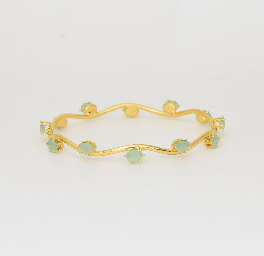 Light Green Elina Two Bangles - X081221