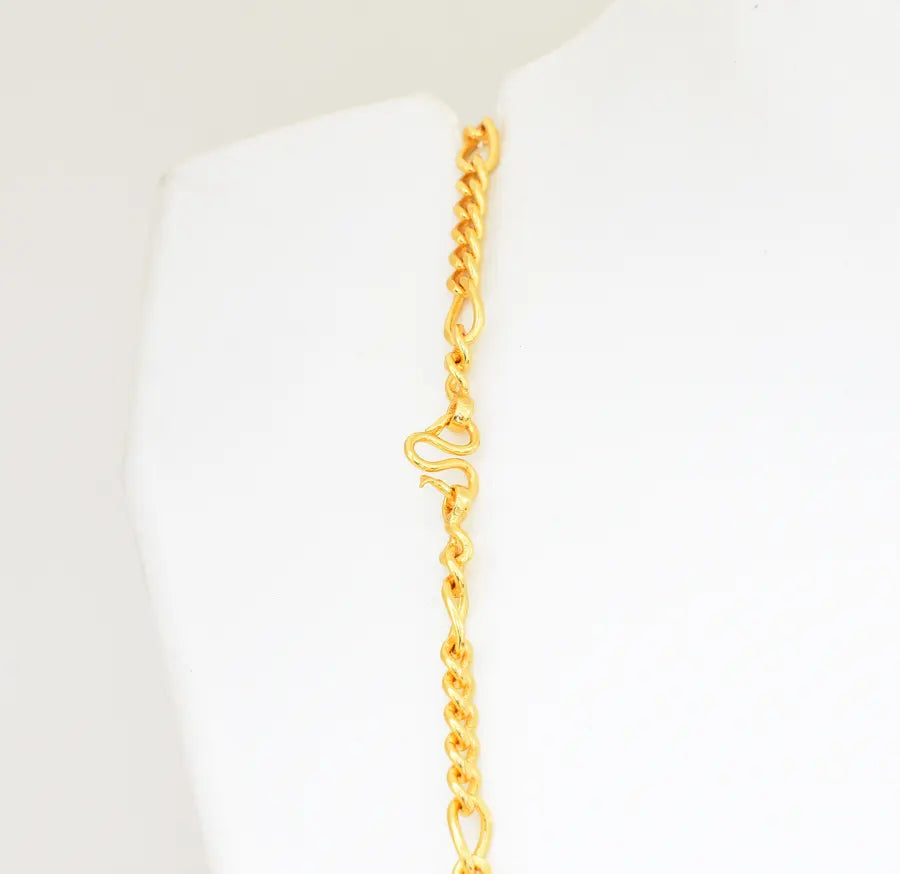 Medium Curvy Sachin Chain 24 Inches - W111007