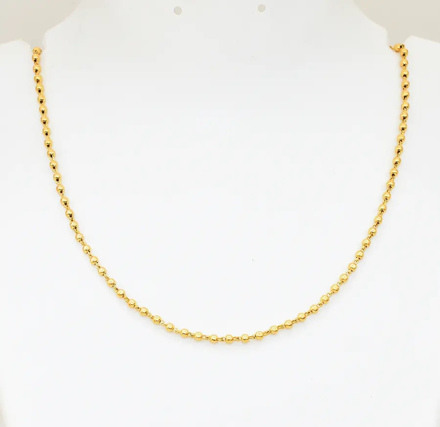 Small Plain Ball Chain 18 Inches - U12217