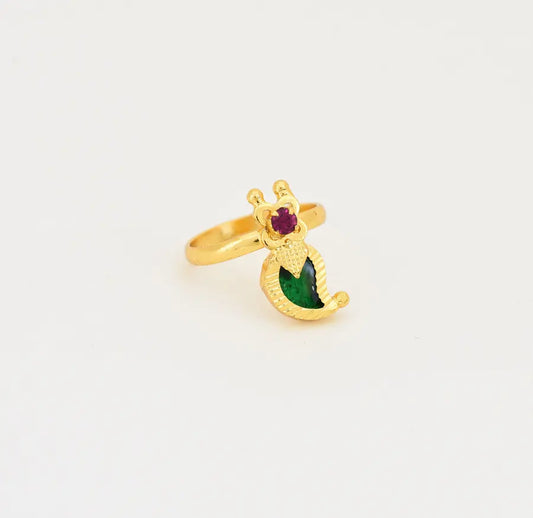 Green Manga Ring - V02327