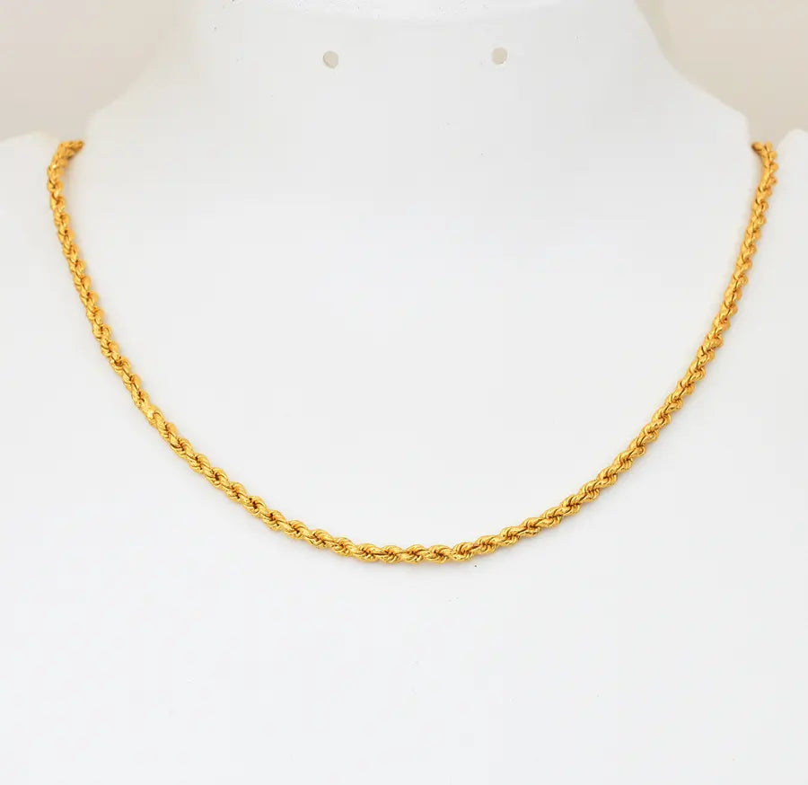 Medium Small Rope Chain 17 Inches - V08592