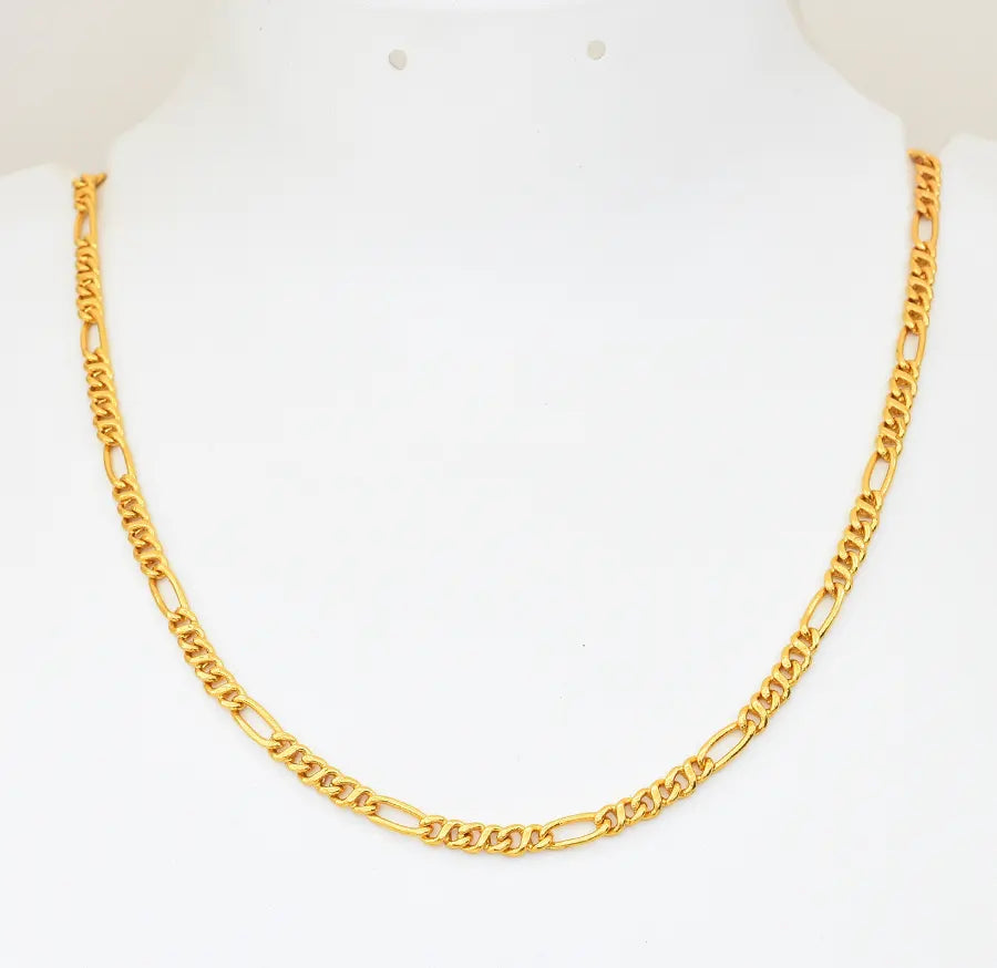 Medium Small Figaro Chain 18 Inches - V08593