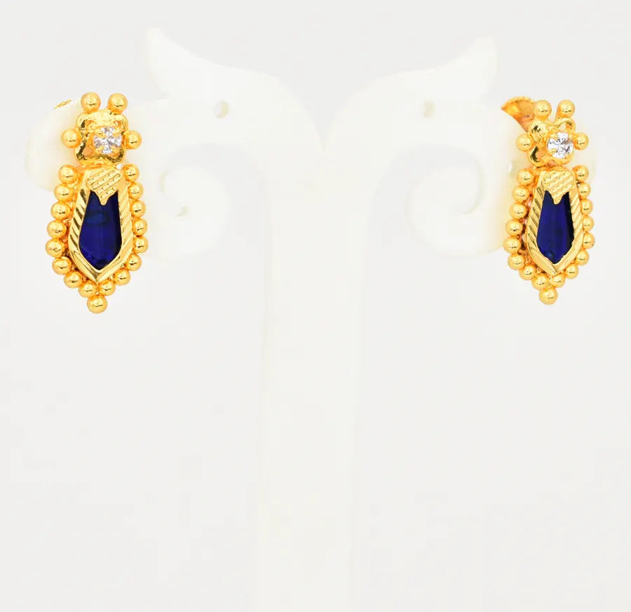 Blue Designer Nagapadam Stud - V03400