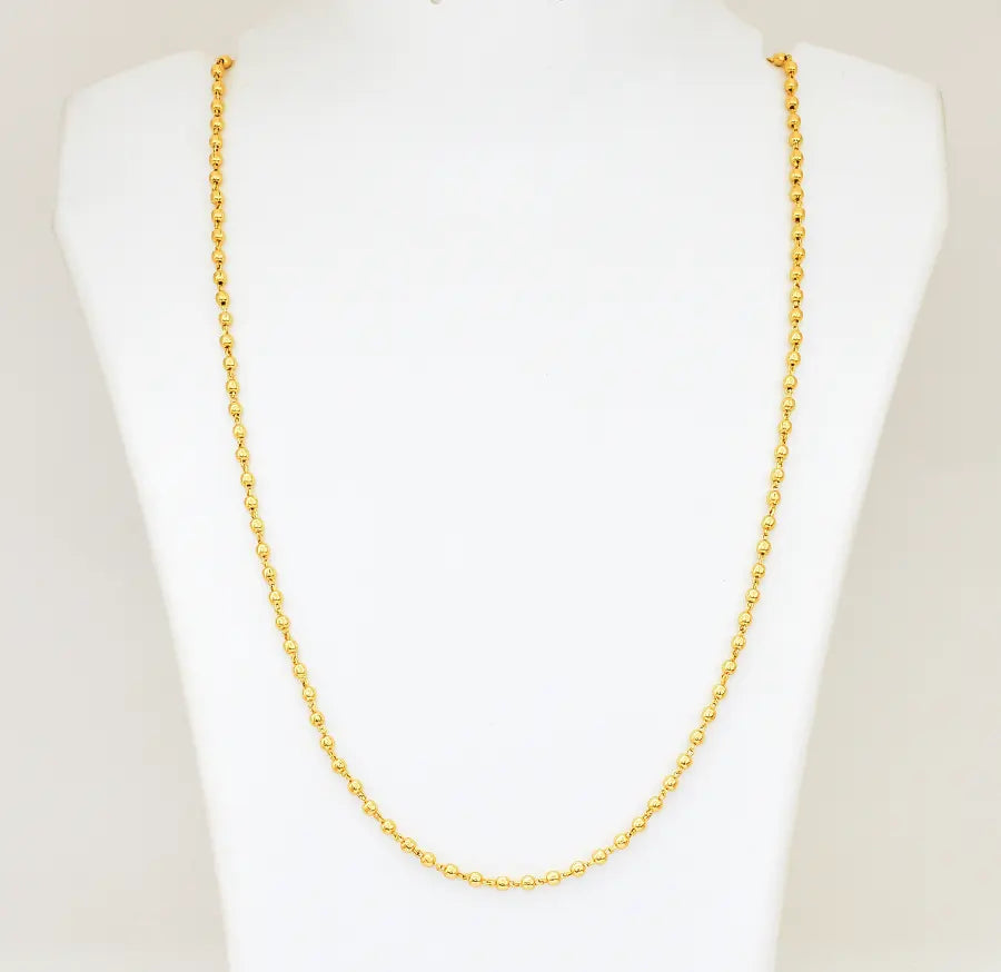 Small Big Plain Ball Chain 24 Inches - V05503