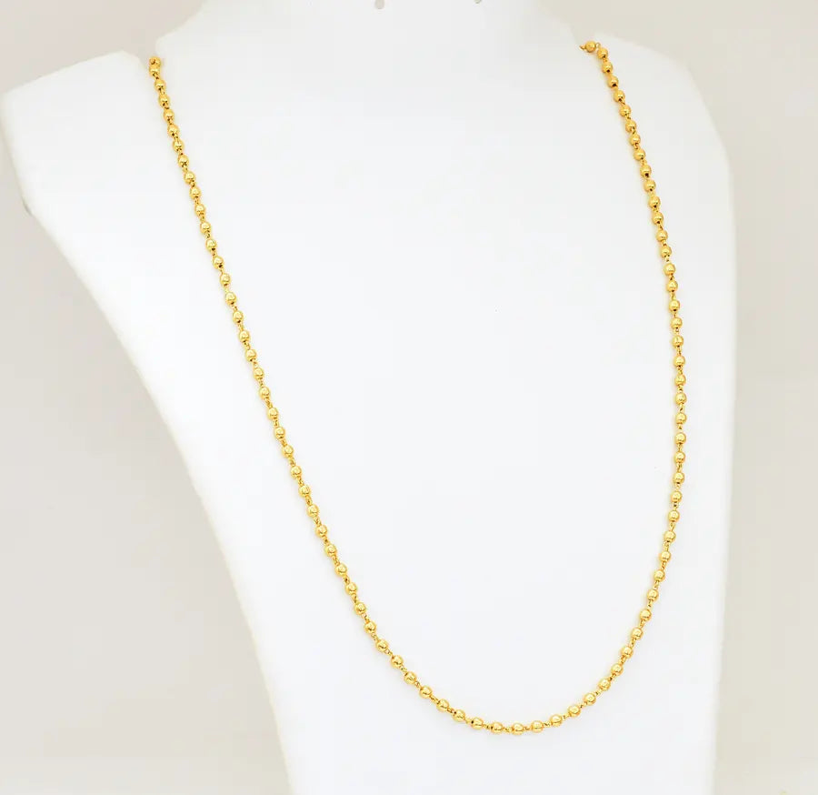 Small Big Plain Ball Chain 24 Inches - V05503