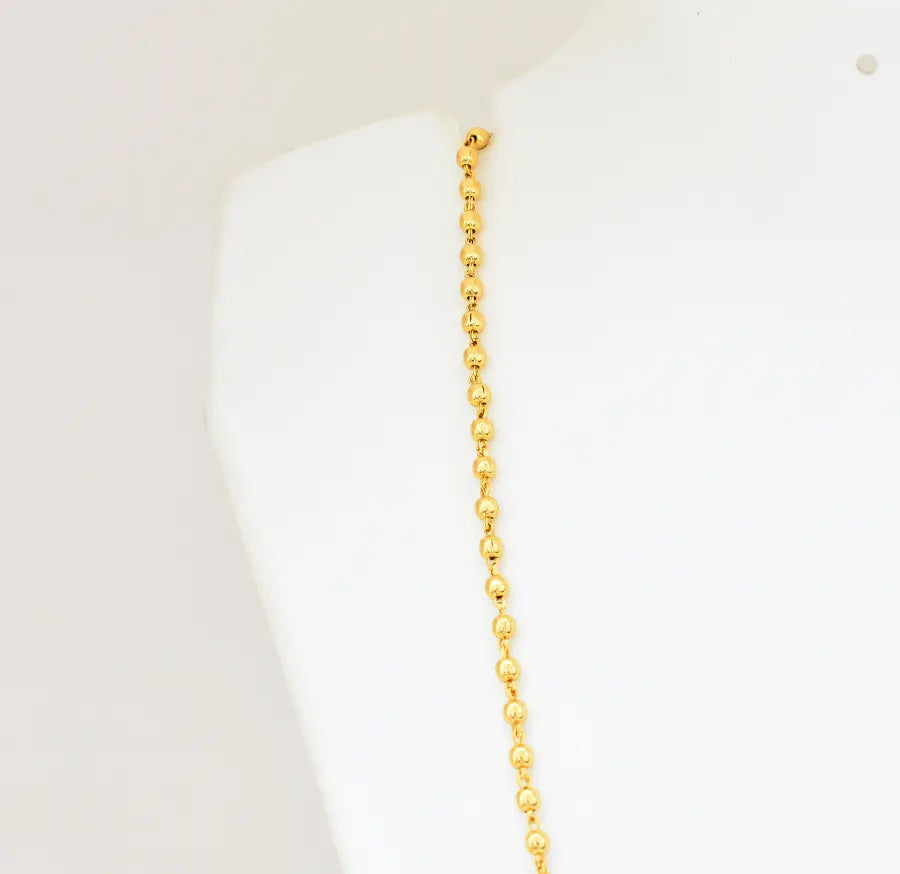 Small Big Plain Ball Chain 24 Inches - V05503