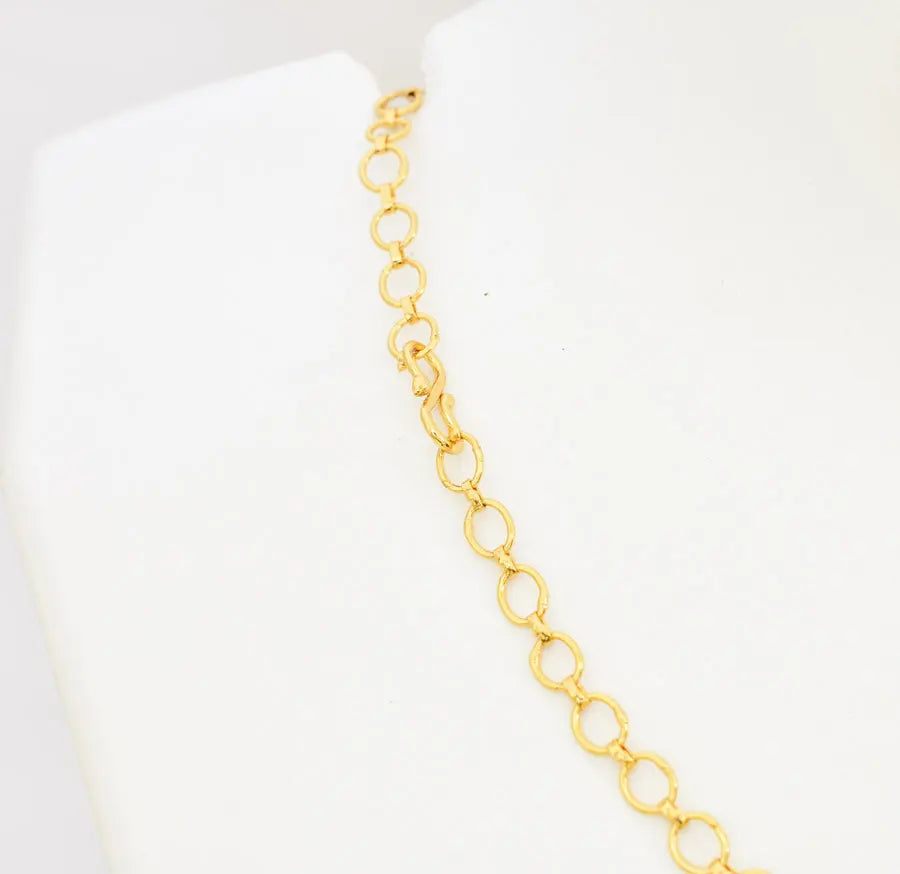 Star & Crescent Coin Long Necklace - V10653