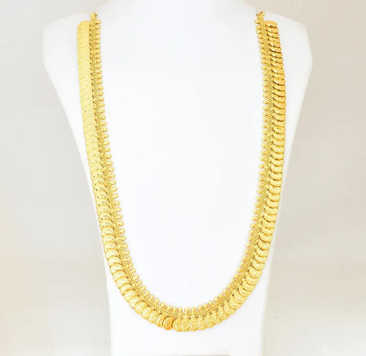 Dollar Head Coin Long Necklace - V10654