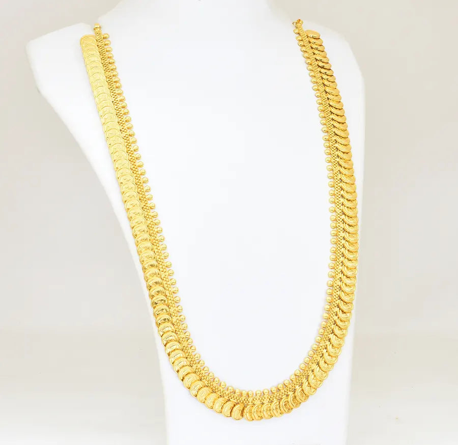 Dollar Head Coin Long Necklace - V10654