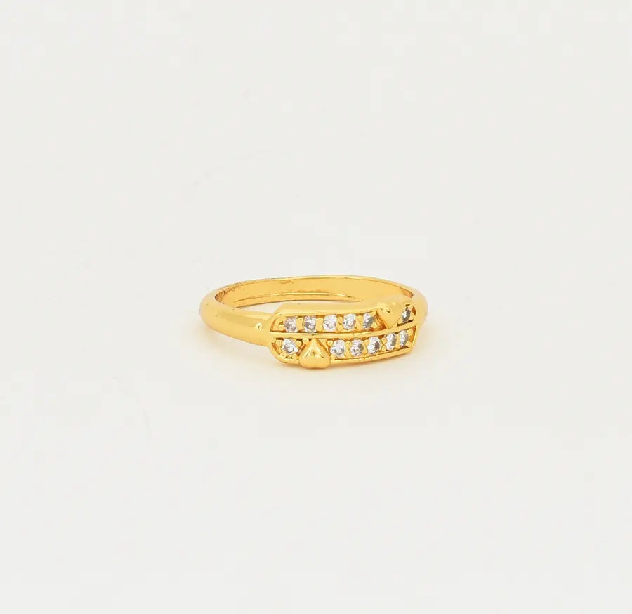 White Heart Ring - W11988